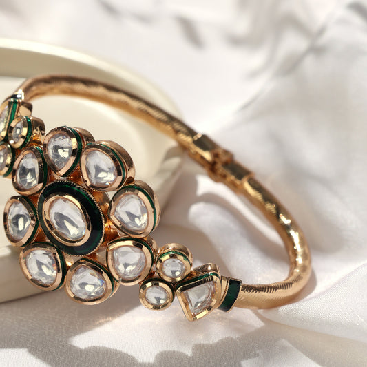 KUNDAN FLORAL BRACELET