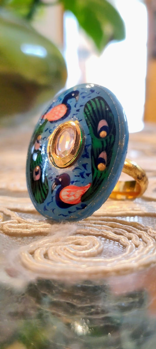 MAYUR VILAS KUNDAN RING