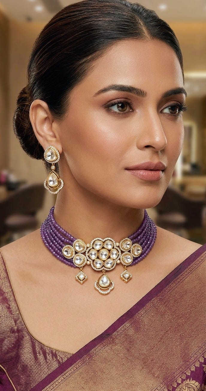 RAJISI MOHINI MOISSANITE CHARM NECKLACE